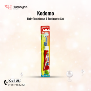 Kodomo Baby Toothbrush & Toothpaste Set