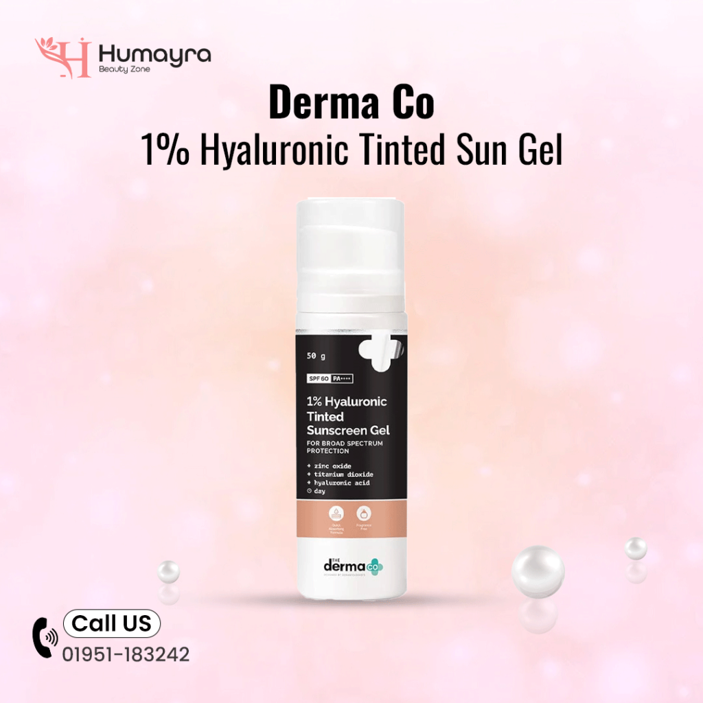 Derma Co 1% Hyaluronic Tinted Sun Gel 50g