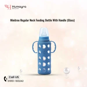 Minitree Regular Neck Feeding Bottle With Handle (Glass)