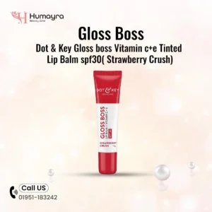 Dot & Key Gloss boss Vitamin c+e Tinted Lip Balm spf30( Strawberry Crush)
