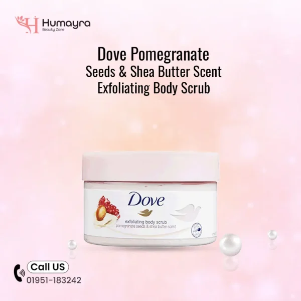 Dove Pomegranate Seeds & Shea Butter Scent Exfoliating Body Scrub - 225 ml