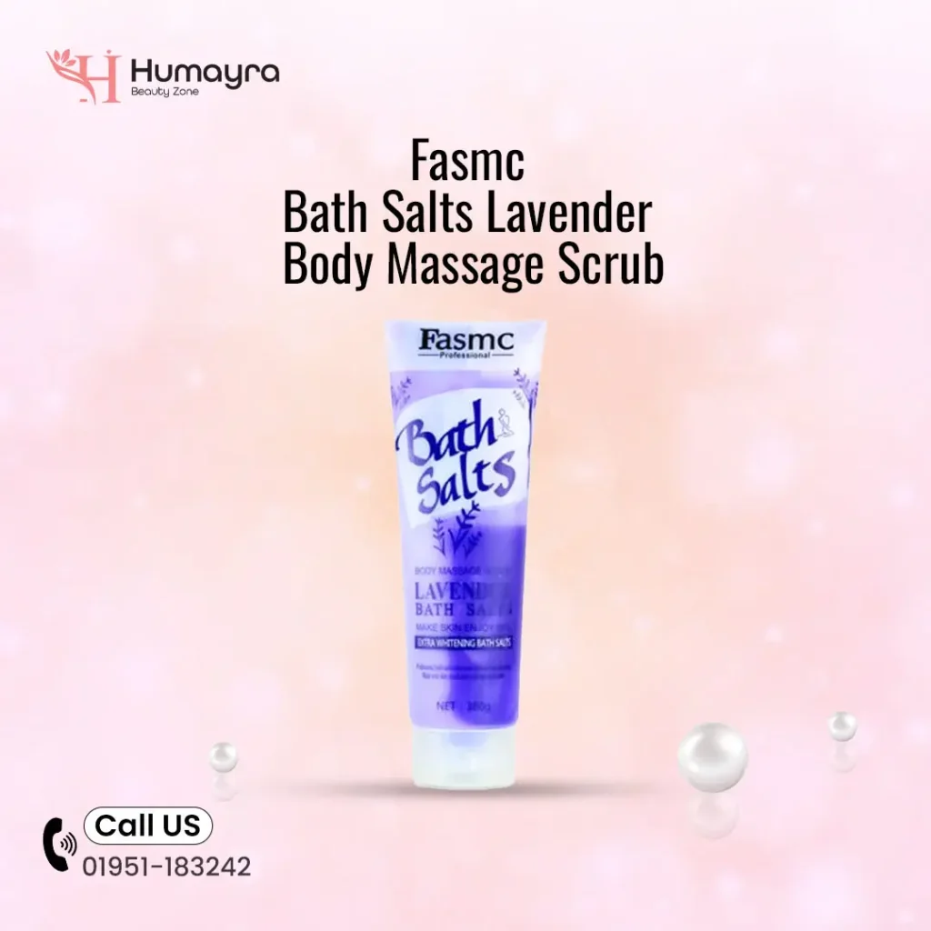 Fasmc Bath Salts Lavender Body Massage Scrub 380g