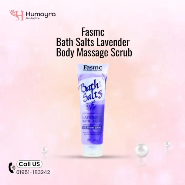 Fasmc Bath Salts Lavender Body Massage Scrub 380g