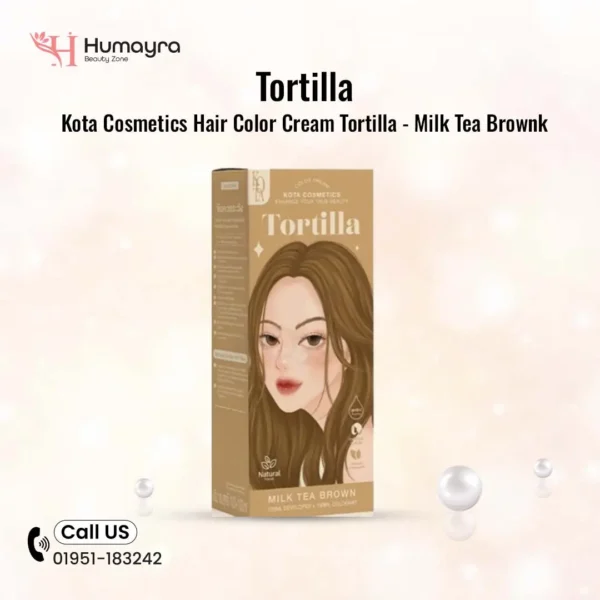 Kota Cosmetics Hair Color Cream Tortilla - Milk Tea Brown