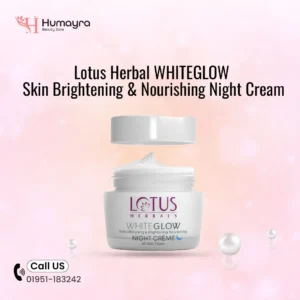 Lotus Herbal WHITEGLOW Skin Brightening & Nourishing Night Cream 40ml
