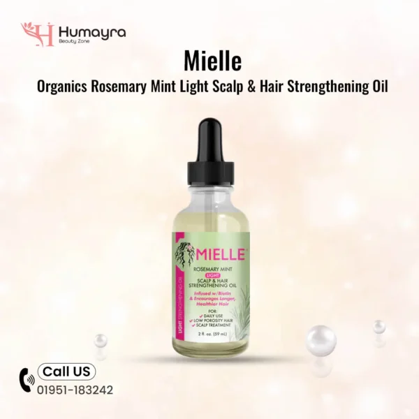 Mielle Organics Rosemary Mint Light Scalp & Hair Strengthening Oil 59ml