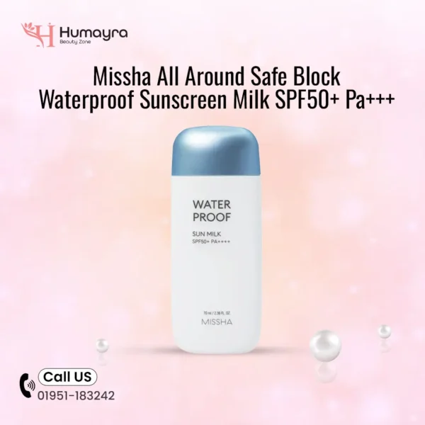 Missha All Around Safe Block Waterproof Sunscreen Milk SPF50+ Pa+++ - 70ml
