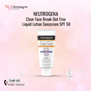 NEUTROGENA Clear Face Break-Out Free Liquid Lotion Sunscreen SPF 50