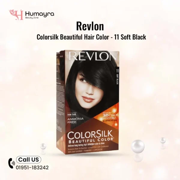 Revlon Colorsilk Beautiful Hair Color - 11 Soft Black