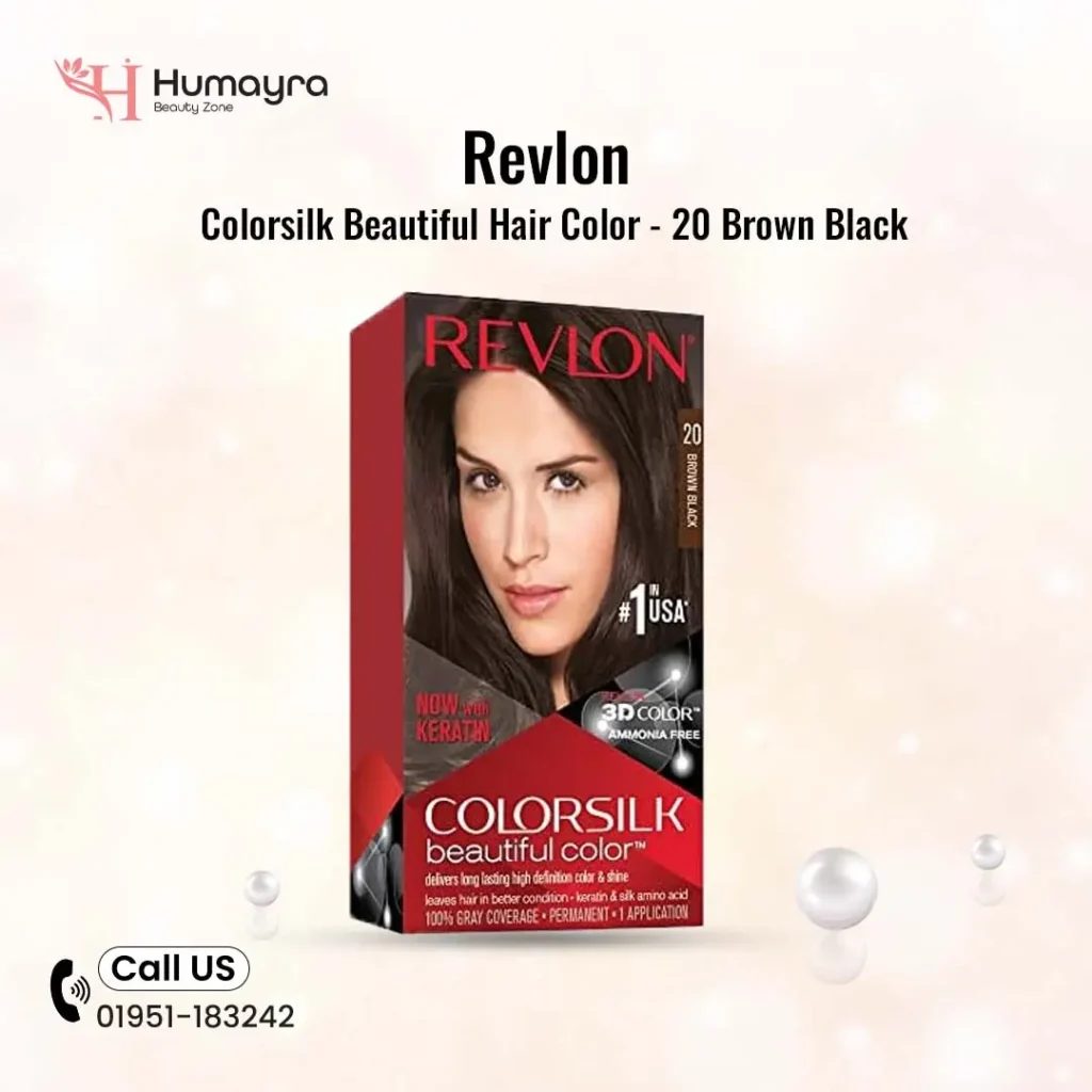 Revlon Colorsilk Beautiful Hair Color - 20 Brown Black