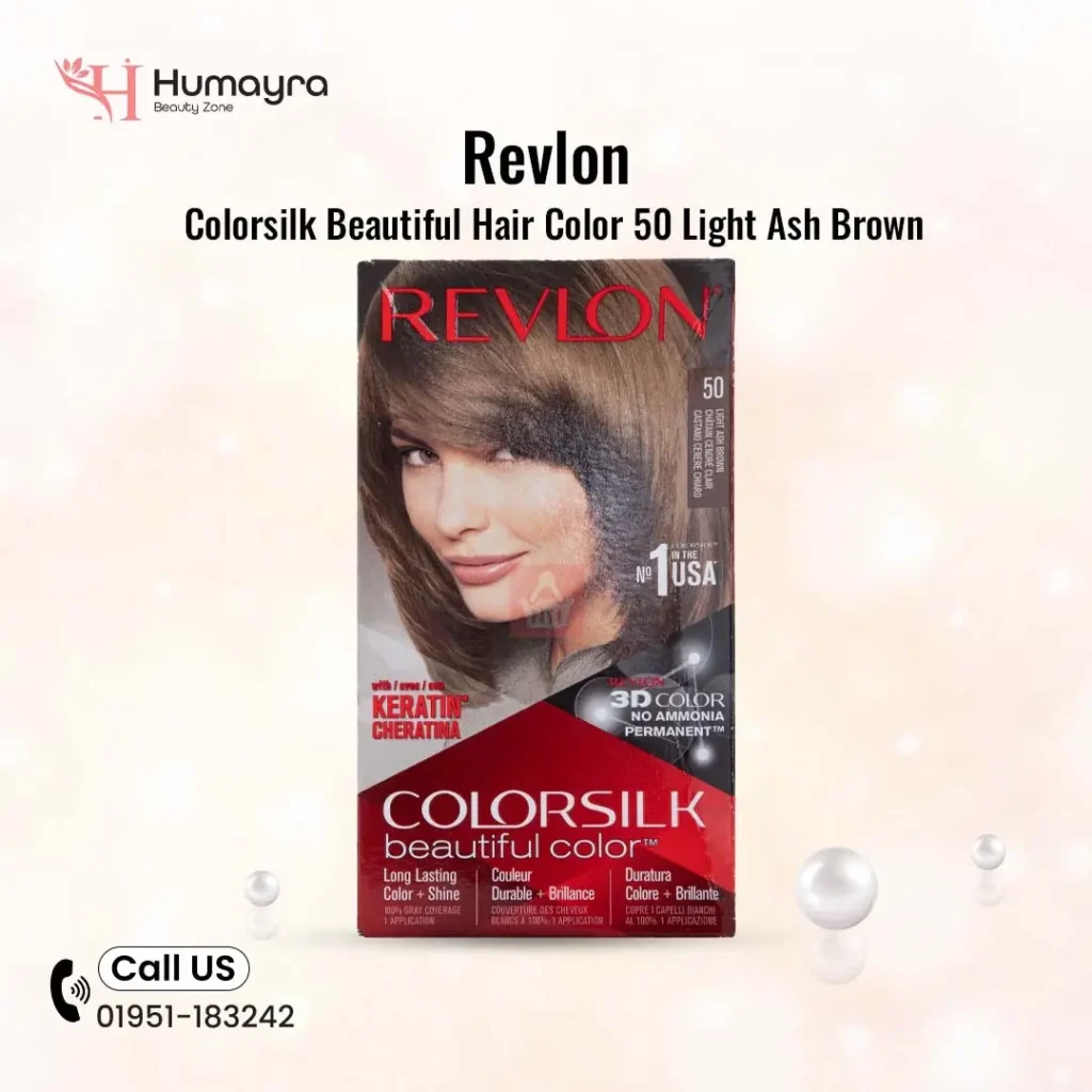 Revlon Colorsilk Beautiful Hair Color 50 Light Ash Brown